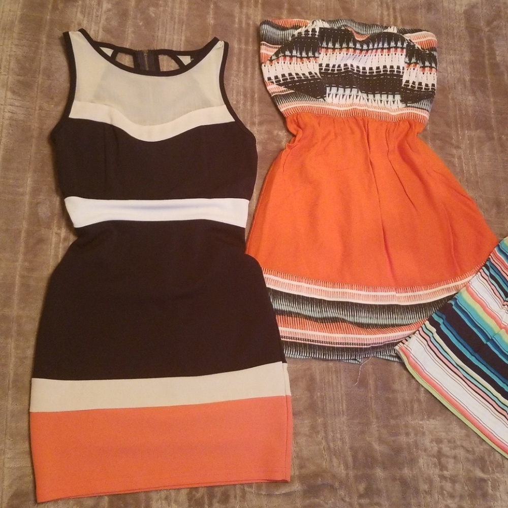 3 bodycon small dresses